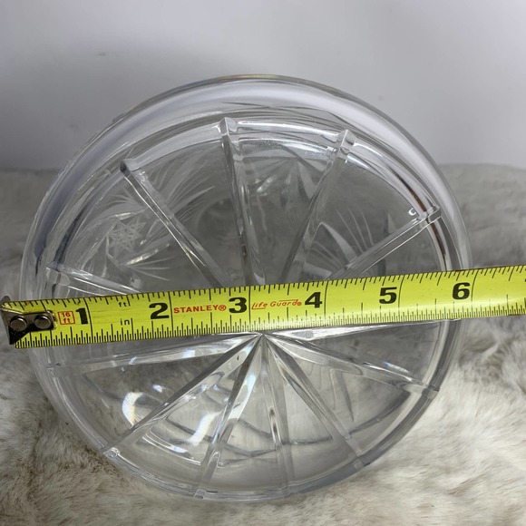 Pinwheel Star Hand Cut Lead Crystal Decanter - Picture 6 of 9